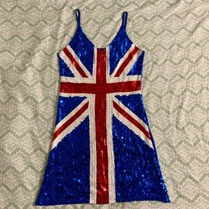 Spice Girls Union Jack Halloween Dress London
